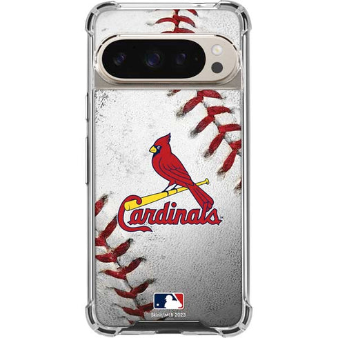 MLB St. Louis Cardinals Game Ball Pixel 9/9 Pro Clear Case